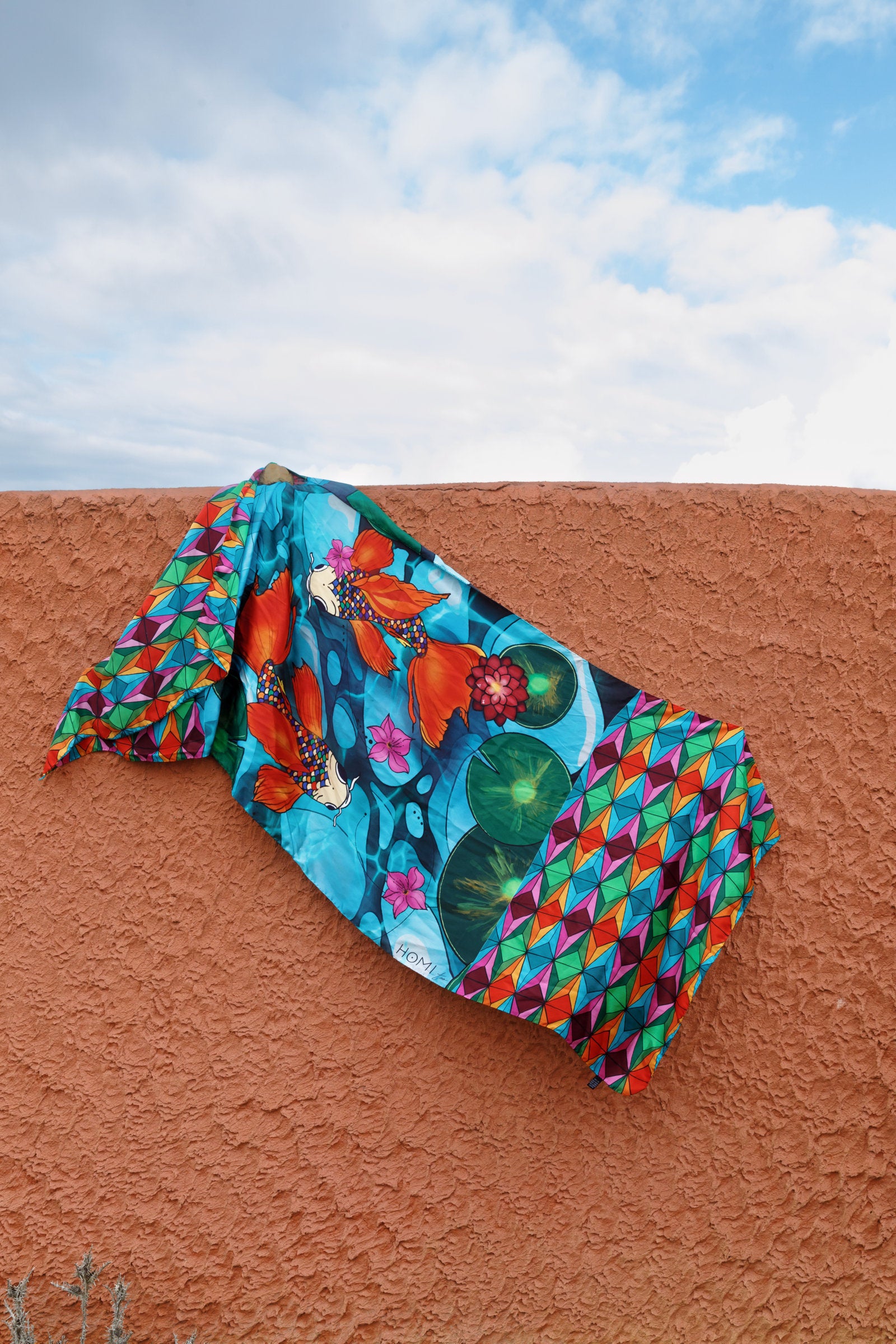 FOULARD "CARPE" 180X70CM 100%SILK