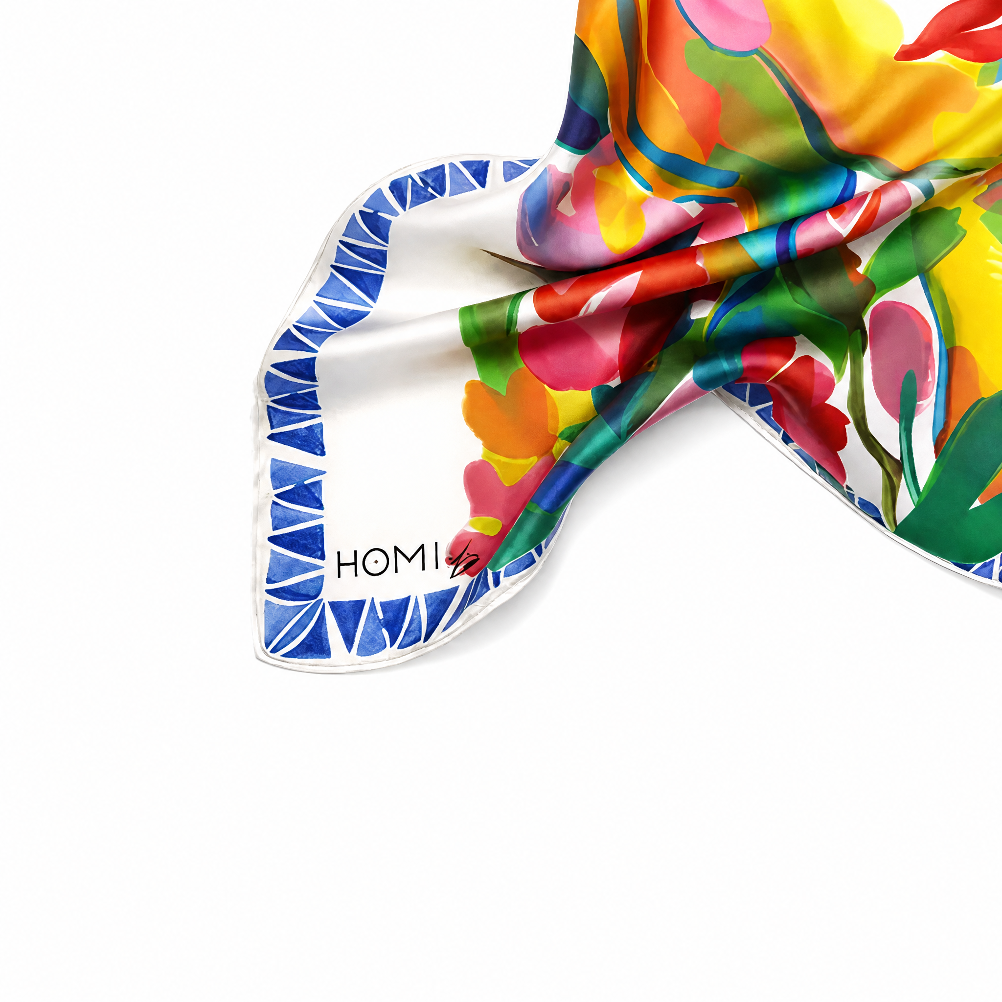 FOULARD “VOLTO” 90 x 90 cm 100% Seta