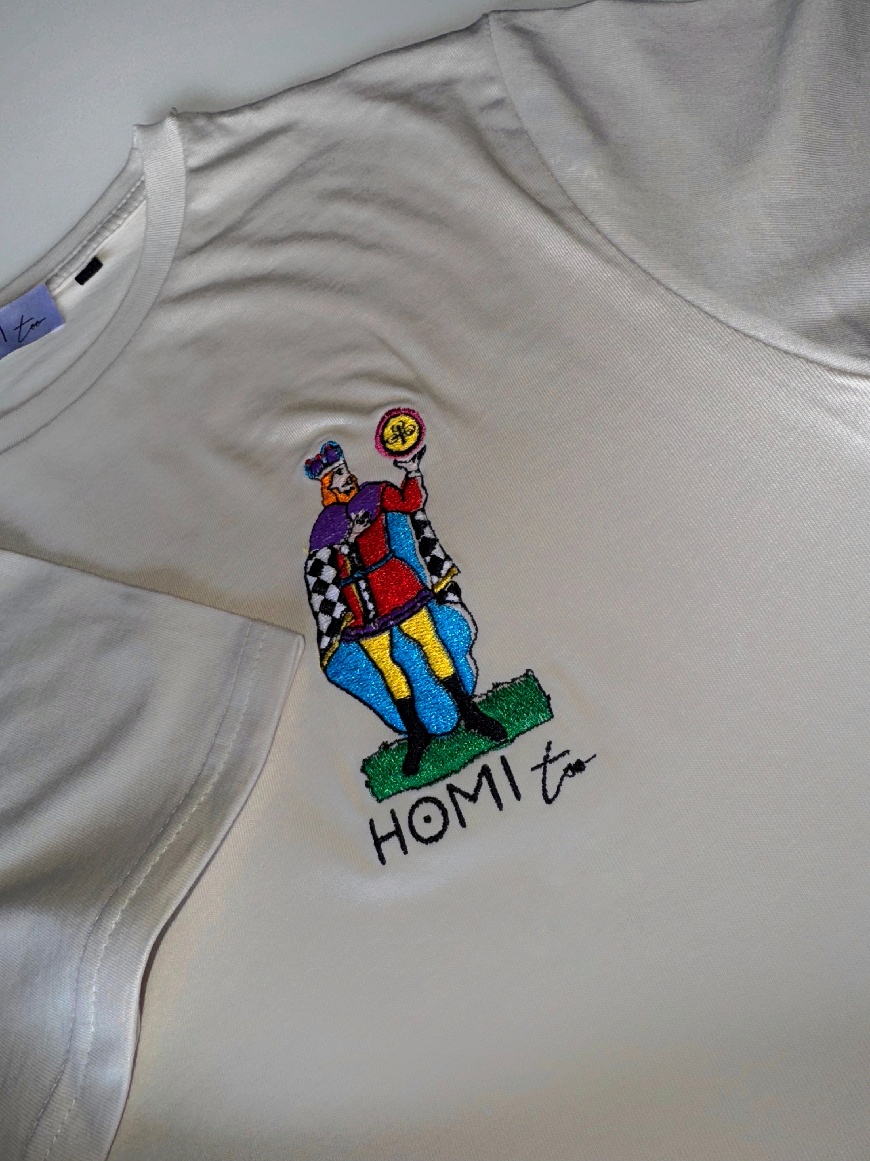 T-SHIRT WITH "KING" EMBROIDERED