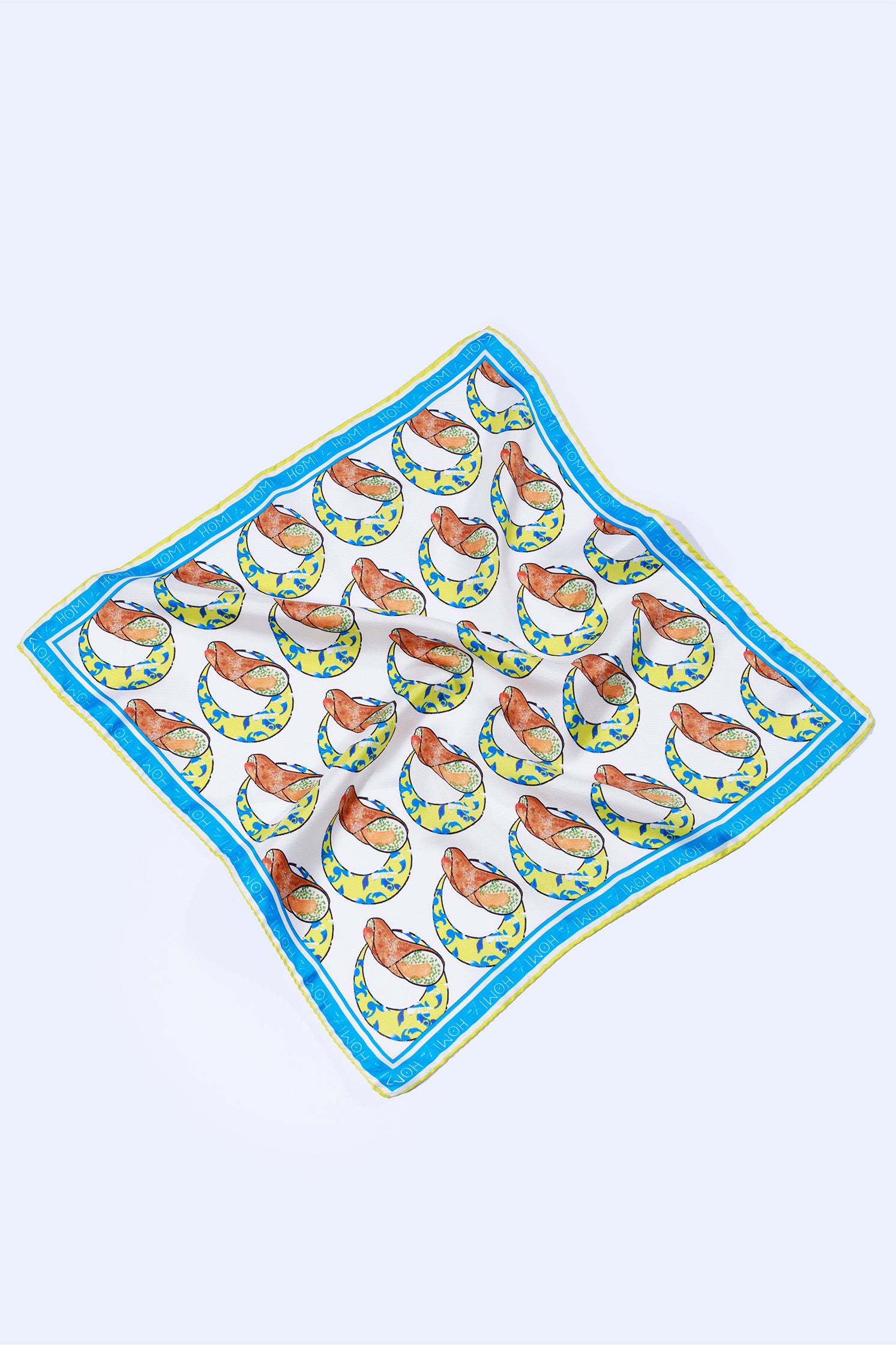 FOULARD "CANNOLO" 45X45CM 100%SILK