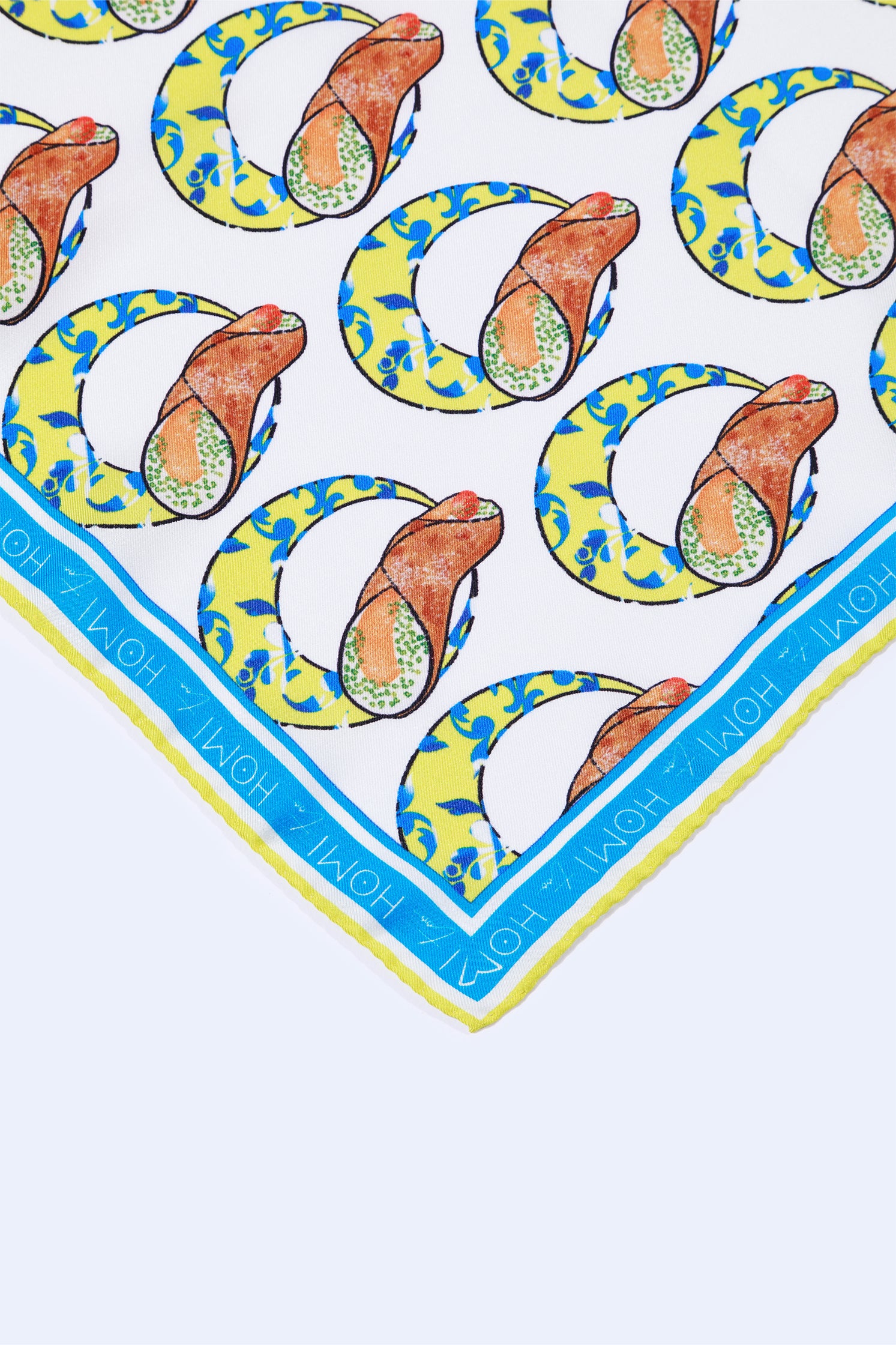 FOULARD "CANNOLO" 45X45CM 100%SILK