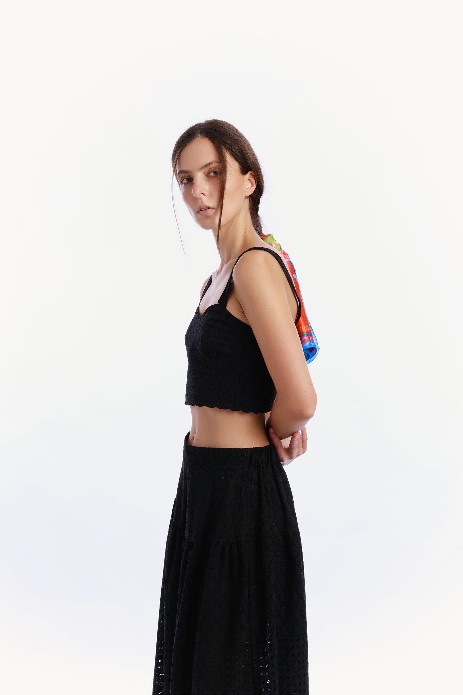 SANGALLO MATCHING TOP AND SKIRT SET