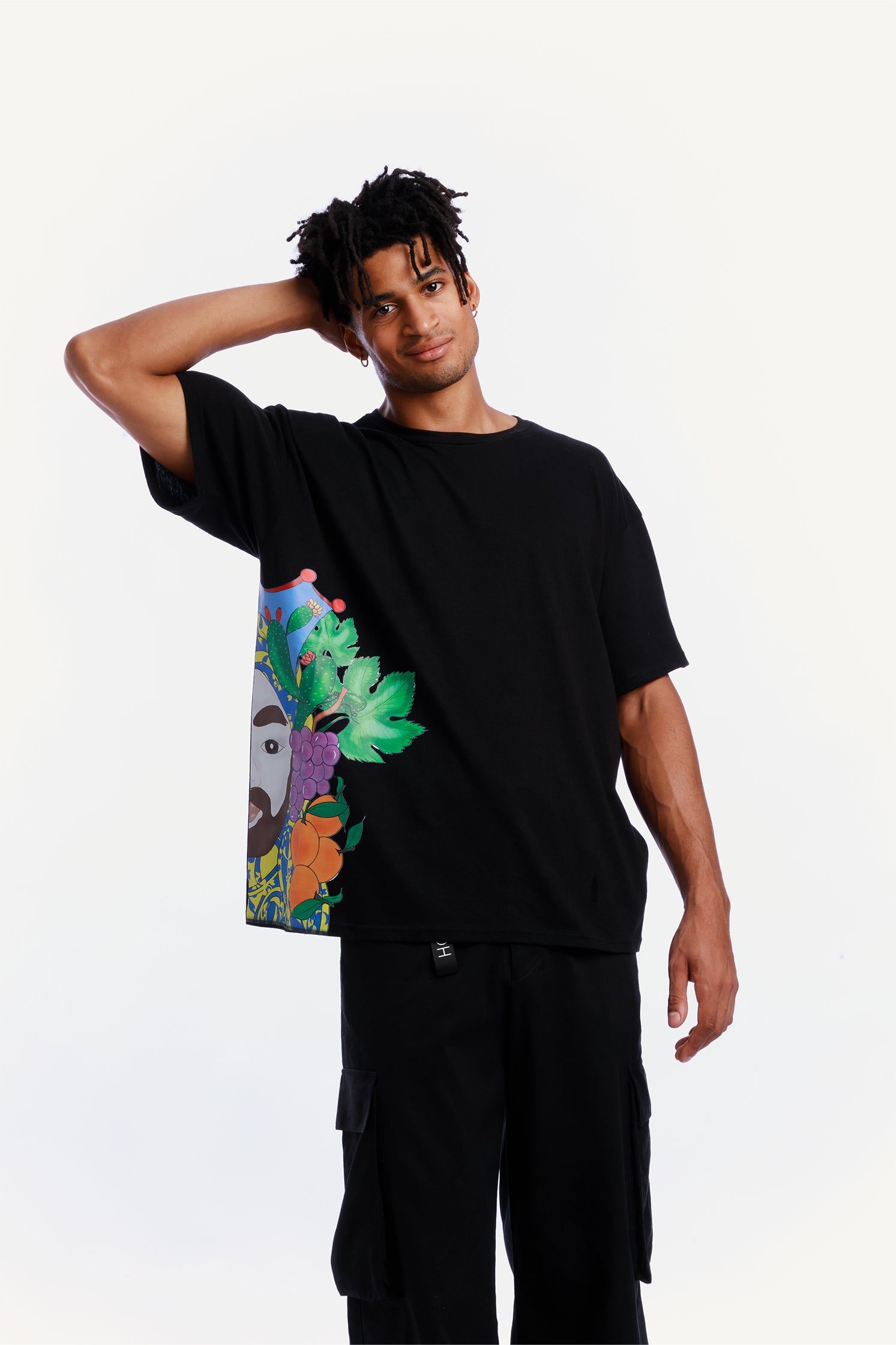 T-SHIRT OVERSIZE UNISEX "TESTA DI MORO"