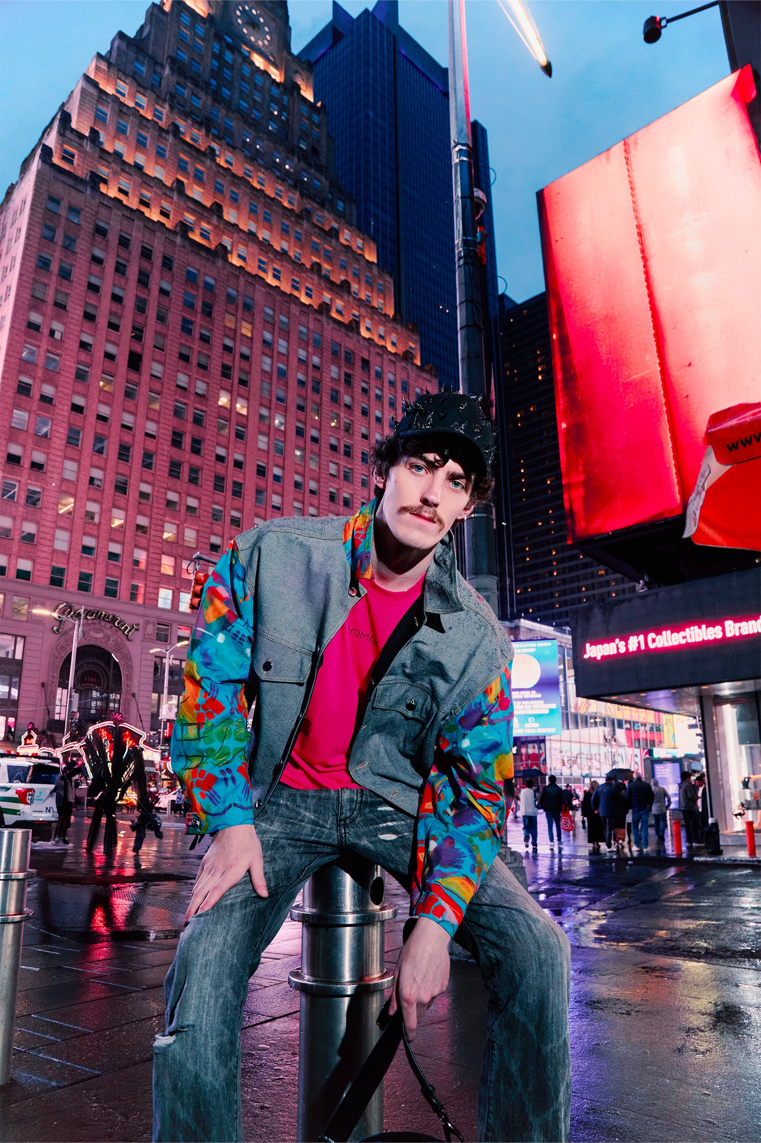 GIUBBOTTO DENIM "ASTRATTO"