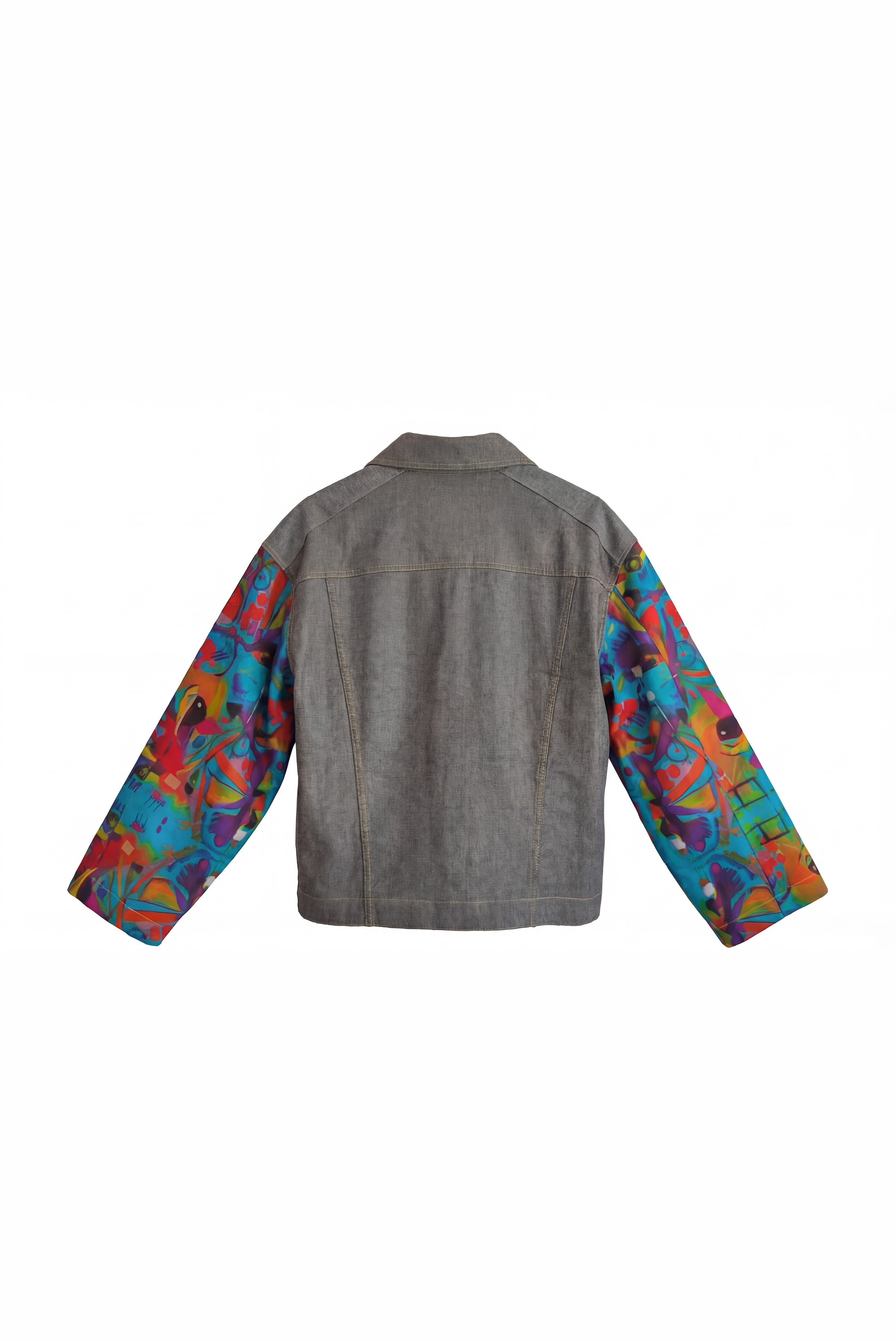 GIUBBOTTO DENIM "ASTRATTO"